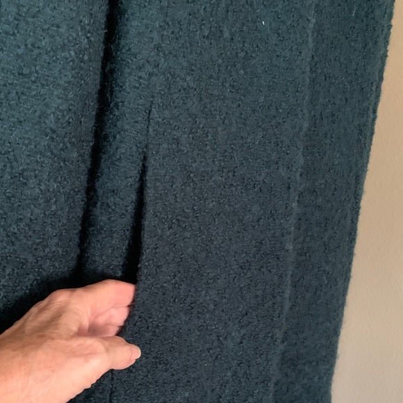 Alfani dark teal wool boucle coat. Great condition! - Picture 4 of 10